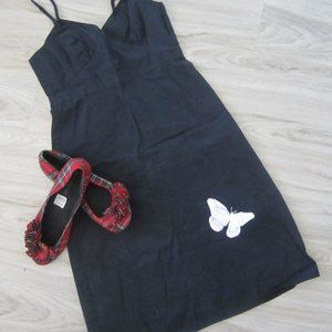 GAP - Sz2 - spaghetti strap navy blue sundress